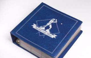 Binder with Assorted Baseball Cards, late 20th century