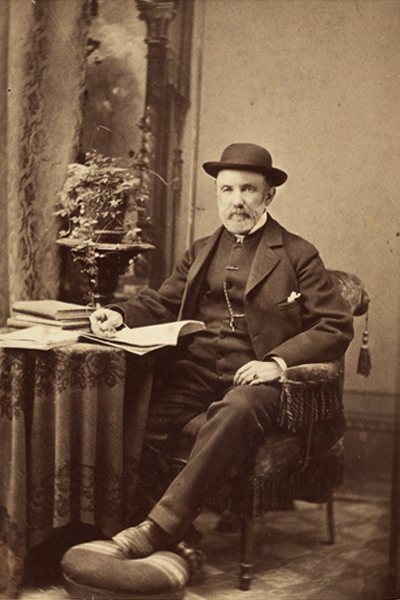 James Swan, 1883. Photograph by Spencer & Hastings. Courtesy of  Yale Collection of Western Americana, Beinecke Rare Book and Manuscript Library